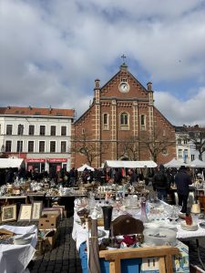 Marolles neighbourhood in Brussels