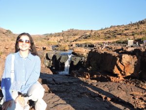 Bourke's Luck Potholes en la Panorama Route durante la ruta por Sudáfrica